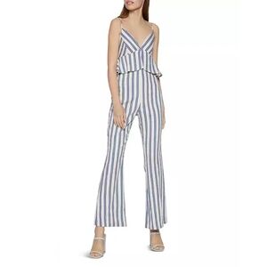 NWT BCBGeneration Striped Peplum Jumpsuit